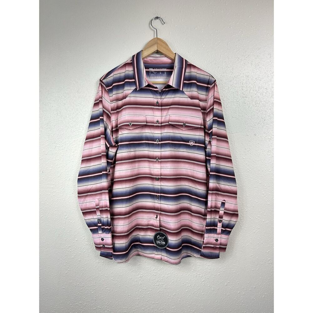 NWT Ariat Western VentTEK Stretch Button Up Ranch Shirt Size XL